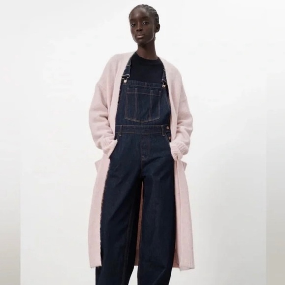 ZARA Pink Long Knit Cardigan Sweater. Size M - Picture 5 of 11